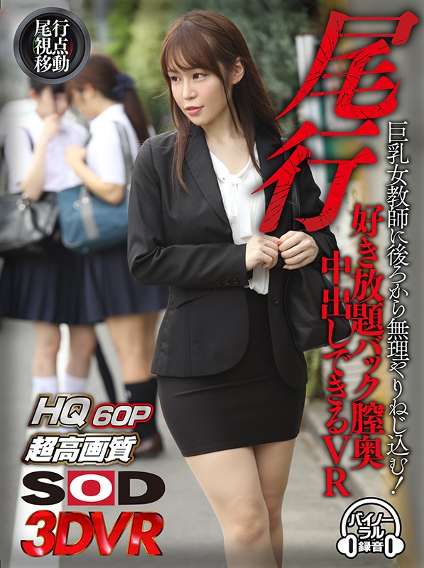 13dsvr00554♡バック|【VR】尾行VR【追跡バック視点】巨乳女教師に後ろから無理やりねじ込む！好き放題バック膣奥中出しできるVR みながわ千遥