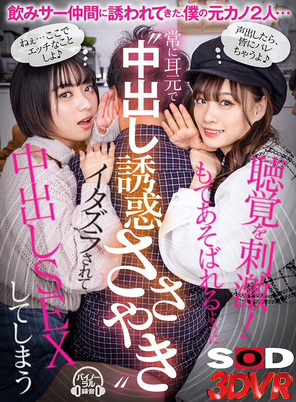 13dsvr01118♡飲み会・合コン|【VR】〈常に耳元でささやいてくれる‘中出し誘惑ささやき’〉飲みサー仲間に誘われてきた、僕の元カノ2人…酔った勢いでこっそり僕を誘惑してくる！？密着からのトロけるようなささやき＆耳舐めで僕の聴覚を常に刺激してくる2人今カノにバレるかもしれないギリギリな状況…