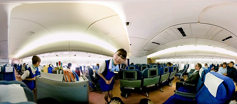 1dandyvr00001♡スチュワーデス|【VR】3DVR360 「男ならこんな場所で射精したい！仕事中のCAの前で勃起チ○ポを見せつけたらヤってくれた！」