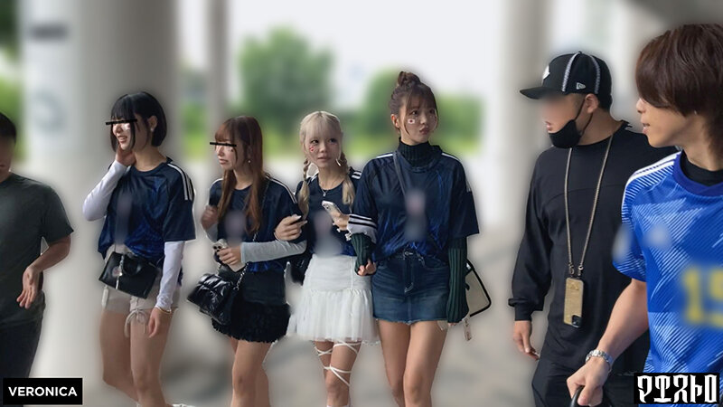 1vrnc00059♡フェラ|ゴールイン！美少女サポーター達とスタジアム外で秘密のオフサイド！【みゆ/ゆみ/れい/りん】Ver.れい＆りん