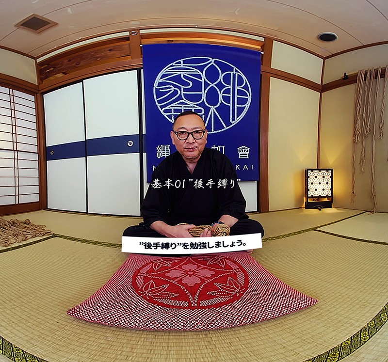 h_1388nk00004♡拘束|【VR】How to 緊縛VR01 ’後手縛り’＋’膝下吊り腰捻り逆さ’ 川上ゆう