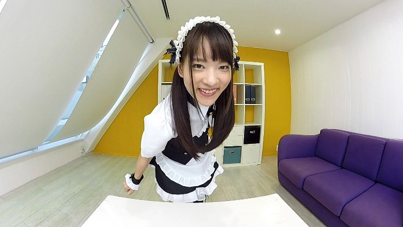 h_1155crvr00070♡パイパン|【VR】あべみかこ 絶頂クンニ！！パイパンメイドと中出しSEX！！ ボクのことを好き過ぎるご奉仕メイドとのなんともうらやましい日常。
